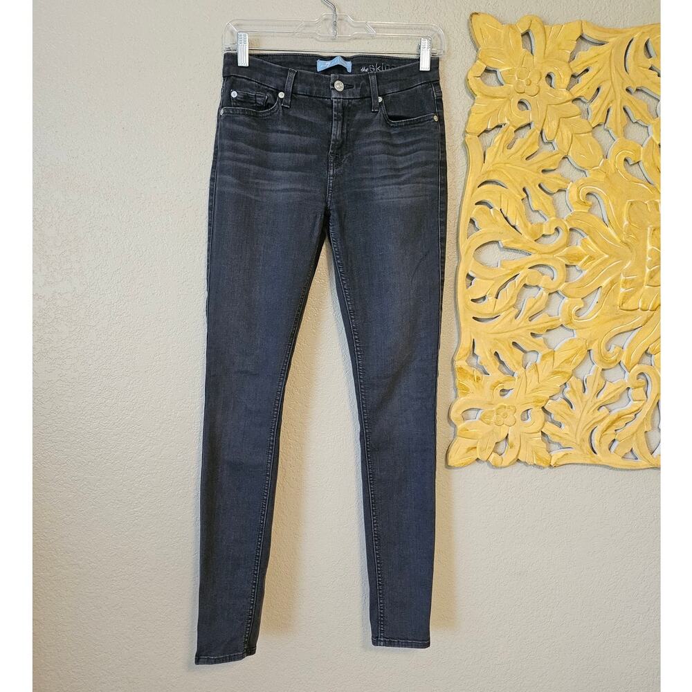 7 for all mankind, b(air) denim, The Skinny Black Jeans, Size 26